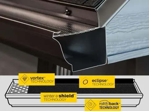 Alu-Rex DoublePro double filtration gutter guard profile